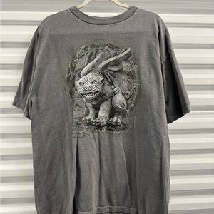 Vintage Gargoyle Shirt 1996 Medieval Gothic Guardian
